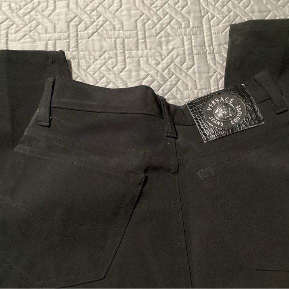 Versace Black Stretches Jeans Couture - Picture 13 of 16